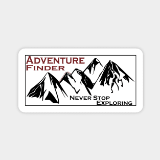 Adventure Finder Mountain Sticker Sticker